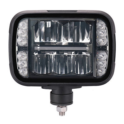 สีดำ SAE 5 X 7 LED Snow Plough ไฟหน้า 30W 6000K High Beam