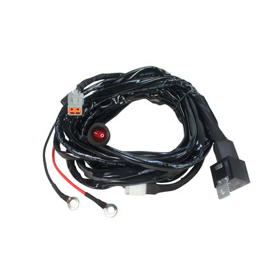 20 ซม. 14AWG ไฟทำงานยานยนต์ลากสาย CSA ฟิวส์รีเลย์สวิตช์