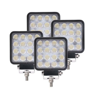 Bridgelux LED Spot Flood Pod 6000K การขับขี่สำหรับรถออฟโรด ATV 4 ชิ้น