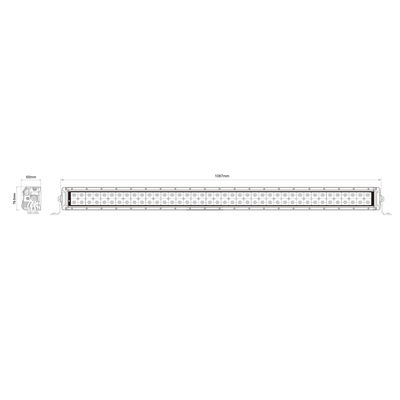 CE 40in 240W LED Driving Light Bar พร้อมเลนส์อุ่น TS 16949