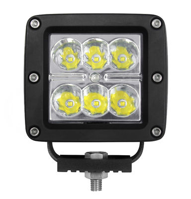 IP67 R10 Spot Beam ไฟ LED Pod น้ำท่วม 90 องศา 18W 3 นิ้ว LED Cubes