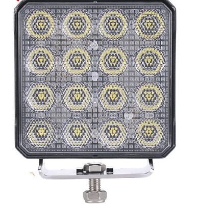 เรือ 4WD 16PCS * 6W Osram 90W ไฟ LED ทำงานสูง Lumen Extruding Aluminium Housing