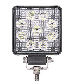 Offroad 9W Pure White Square ไฟ LED ทำงานน้ำท่วม 12V Waterproof
