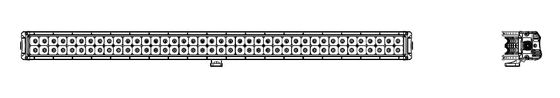 41.5 นิ้ว 240W Curved Row Double LED Light Bar CREE LED รถ Light Bar Offroad
