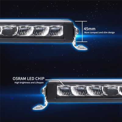 UTV Waterproof 5.5in Auto LED Light Bar ป้องกันรอยขีดข่วน 760lm เอาต์พุต
