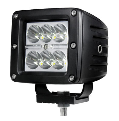 IP67 R10 Spot Beam ไฟ LED Pod น้ำท่วม 90 องศา 18W 3 นิ้ว LED Cubes