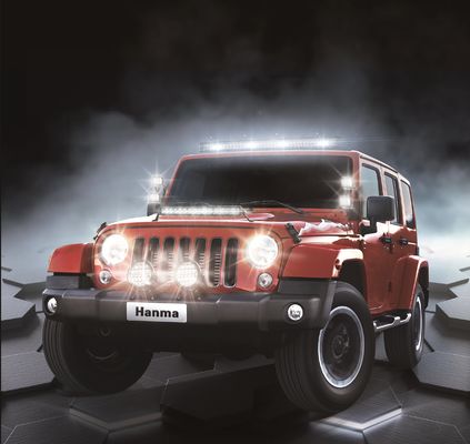 IP67 SUV UTV ขับ 7 นิ้วรอบ LED Offroad ไฟพลังงานสูง 45W 4050lm