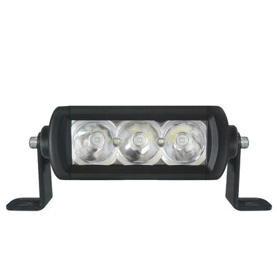 9W 5.5in Super Slim แถวเดี่ยว Led Bar 4x4 DC 30V