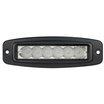 DC 10V 6 นิ้วแถวเดี่ยว Ultra Slim LED Bar Flush Mount 4x4 6pcs