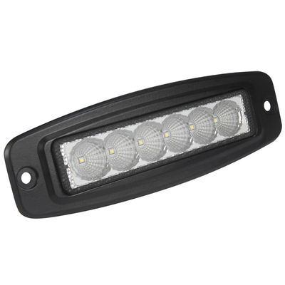 DC 10V 6 นิ้วแถวเดี่ยว Ultra Slim LED Bar Flush Mount 4x4 6pcs