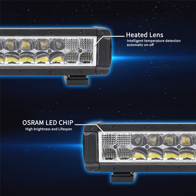 5700K แถบไฟ LED สองแถว 44w ตัวเรือนอะลูมิเนียม