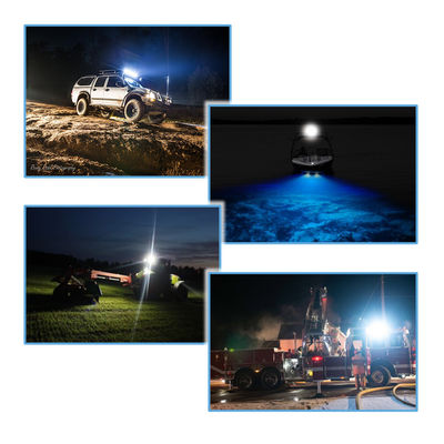 1440lm 18W Spot Waterproof LED Work Light สำหรับเครื่องจักรวิศวกรรม