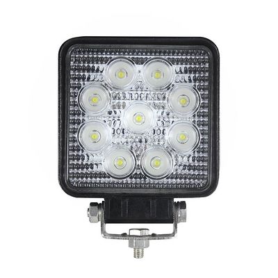 4PCS Square LED น้ำท่วมไฟทำงาน IP67 2160lm Black Housing